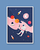 grafiki i ilustracje Plakat KOSMOS 1