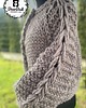 kardigany damskie Sweter oversize 100% wełna handmade 4