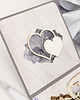 kartki scrapbooking 25 rocznica ślubu, srebrne gody, exploding box, kartka 3d 6