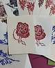 kartki okolicznościowe - wydruki Linoryt Róża 2