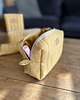 kosmetyczki Lniana kosmetyczka box - musztarda 7