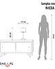 lampy stołowe Lampka nocna w stylu skandynawski NICEA DUAL 8