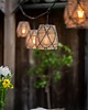 lampy zewnętrzne Zewnętrzny łańcuch świetlny Flex Out z kloszami Lollo w naturalnym odcieniu 1