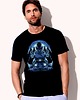 t-shirty męskie Koszulka organiczna z nadrukiem Snow man 1
