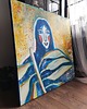 obrazy Obraz ręcznie malowany na płótnie 100x100 cm - Wróżka w dżungli 8