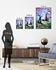 plakaty Surrealistyczny Plakat "Love is Blind" Kolaż 5
