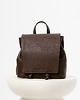 plecaki Back up bag - skórzany plecak damski - czekolada 7