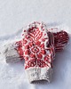 rękawiczki damskie Rękawiczki flower wełniane 1
