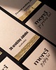 Ślub - inne PODZIĘKOWANIE na MERCI, Elegancka złota karteczka na czekoladkę + GRATIS 4