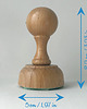 stemple Świąteczne Skarpety - 5 cm Stempel drewniany 3