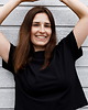 t-shirt damskie T-shirt Crop-Voila Czarny 4