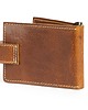 portfele męskie Męski brązowy portfel slimwallet ORLOVSKY W04 z klipsem na banknoty 2