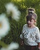 bluzki dla dziewczynki Muślinowa bluzka w kwiaty 2