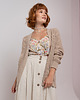 kardigany damskie Bawełniany kardigan, NATURAL BEIGE 1