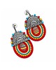 kolczyki soutache Ogień i woda- etniczne kolczyki soutache 1