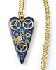 wisiory Wisior serce Sweet Heart Bronze (Blue) I 1