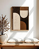 plakaty Brązowa abstrakcja v1 - plakat/ilustracja 1