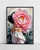 plakaty Plakat Kobieta kwiaty 5