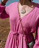 sukienki maxi damskie Maxi Sukienka Boho Soul - SWEET PINK 2