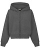 bluza z kapturem damska Bluza Restful graphite z kapturem na zamek 4