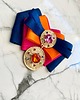 broszki Brosza z Kolekcji COLOR z kryształami zatopionymi w złotych okręgach 6