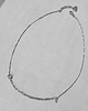 chokery Srebrny naszyjnik choker z cyrkoniami 3