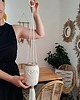 makramy Lampion wiszący makrama 1