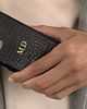 etui na telefon Etui Monogram case inicjał - CZARNY SNAKE 2