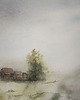 obrazy WYPRZEDAŻ SZTUKI! Akwarela Domy oryginalny obraz 300g A3 30x42 cm 2
