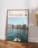 plakaty Minimalistyczny plakat Marsylia Francja 1
