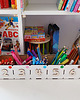 pojemniki na zabawki Duży sorter organizer na kredki MONTESSORI liczby, kolory 3