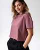 t-shirt damskie T-shirt Crop-Voila Rose Brown 2