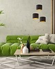 lampy wiszące 3-płomienna lampa wisząca do salonu PUEBLO GOLD 1