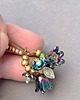 bransoletki ze szkła Komplet bransoletka+kolczyki w cudnej stylizacji boho handmade, unikat 3w1 GIFT 9