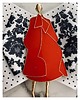 broszki Brosza WOMAN w stylu Pop Art z artystyczną Kobietą 5