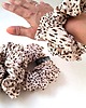 gumki do włosów Gumka scrunchie " panterka beż " 5