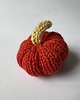 dodatki - różne Dynia ozdobna handmade, rozmiar S, kolor ciemnopomarańczowy - 1 szt. 6
