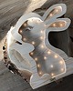 lampy do pokoju dziecka Lampka Drewniana Eko Króliczek Lusia 1