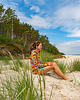 sukienki mini damskie Sukienka z kapturem "Sunflower" 3