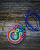wisiory Kolorowy wisior soutache z mandalą 7