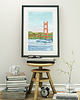 plakaty San Francisco - vintage plakat A3 giclee 2