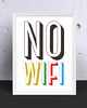 kuchnia - różne Plakat  no wifi 1
