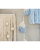 karuzele i girlandy do łóżeczka Girlanda Pom Pom Tie-Dye Soft Blue Lorena Canals 2