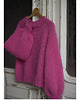 swetry damskie  Sweter Fluffy Pink 4
