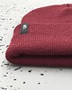 czapki damskie Czapka beanie bordowa 2