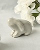 ozdoby wielkanocne Biały króliczek - ceramiczna miniaturowa figurka 1