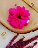 gumki do włosów Gumka jedwabna, scrunchie, frotka neon fuchsia MAXI 3