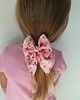 dziewczynka - inne Gumka jedwabna z kokardą MINI scrunchie cherry 1