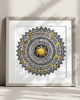 grafiki i ilustracje Mandala nr 47, Surya Namaskar 2