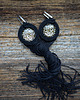 kolczyki soutache Kolczyki sutasz z motywem panterki 1